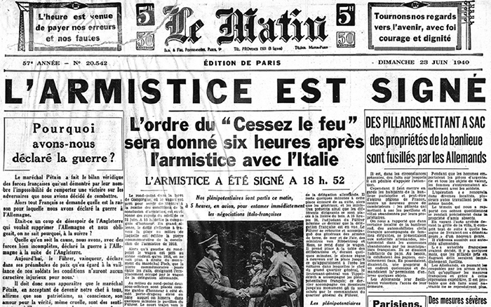 Juin 1940, le point de bascule