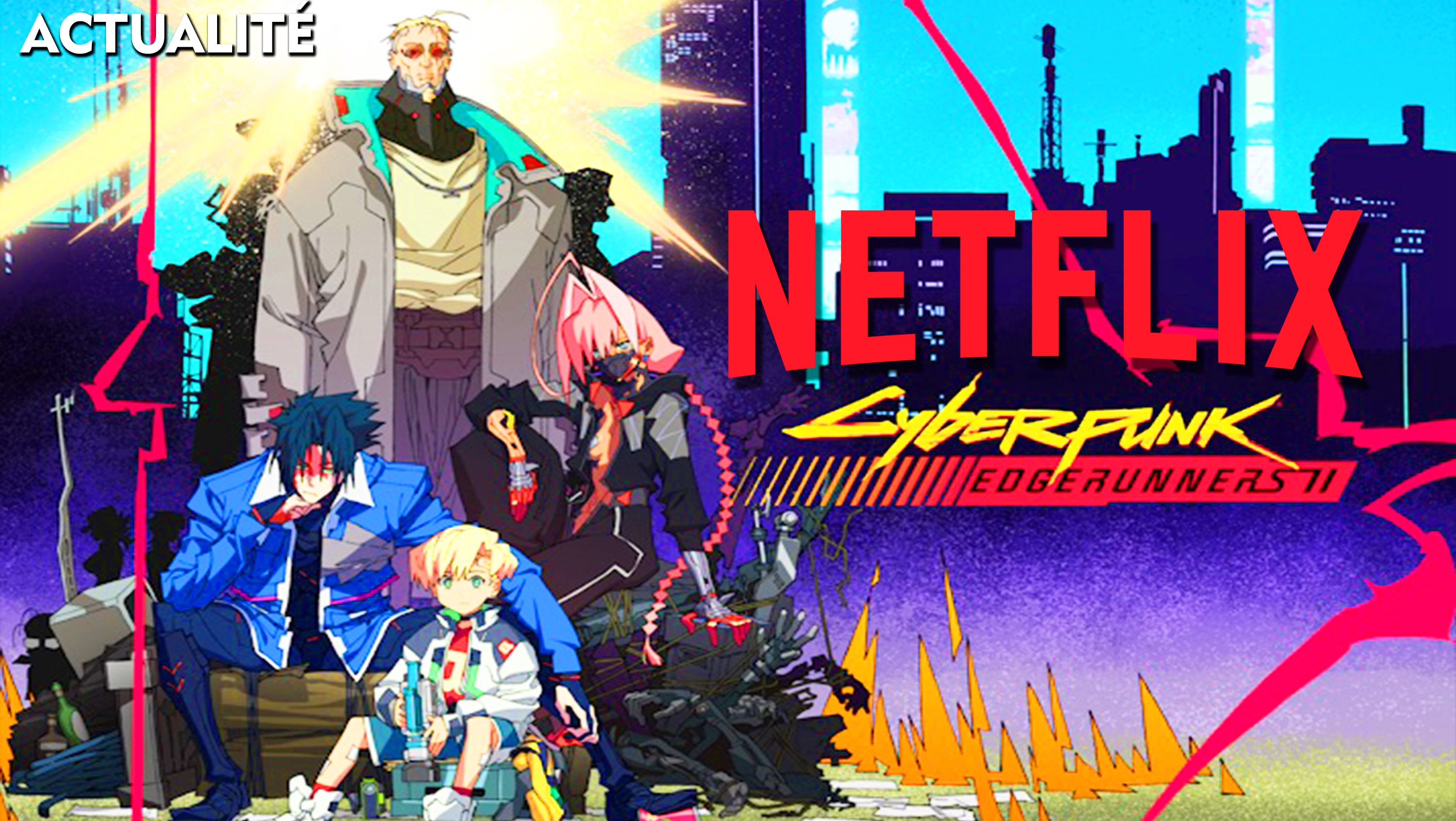 Cyberpunk: Edgerunners 2 : Night City brûle à nouveau sur Netflix dès le 20 octobre